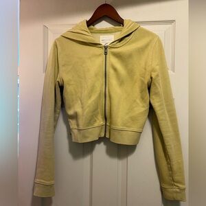 American Eagle Cropped fitted hoodie, size M